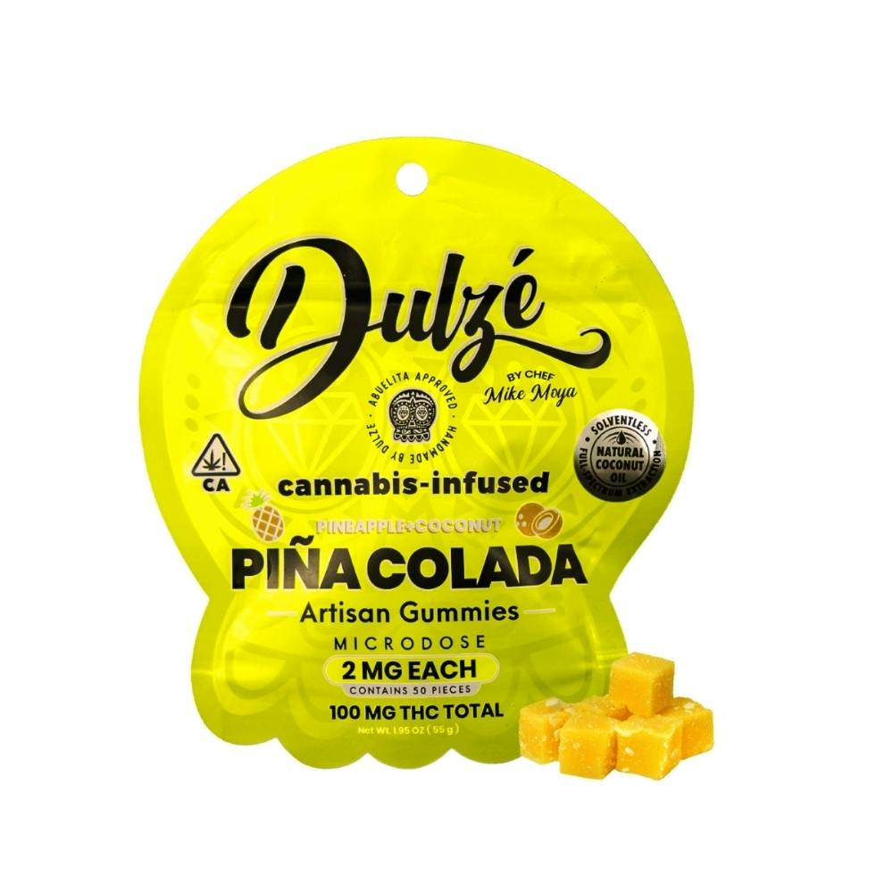 Dulze Pina Colada (H) Microdose Gummies 50pk 100mg
