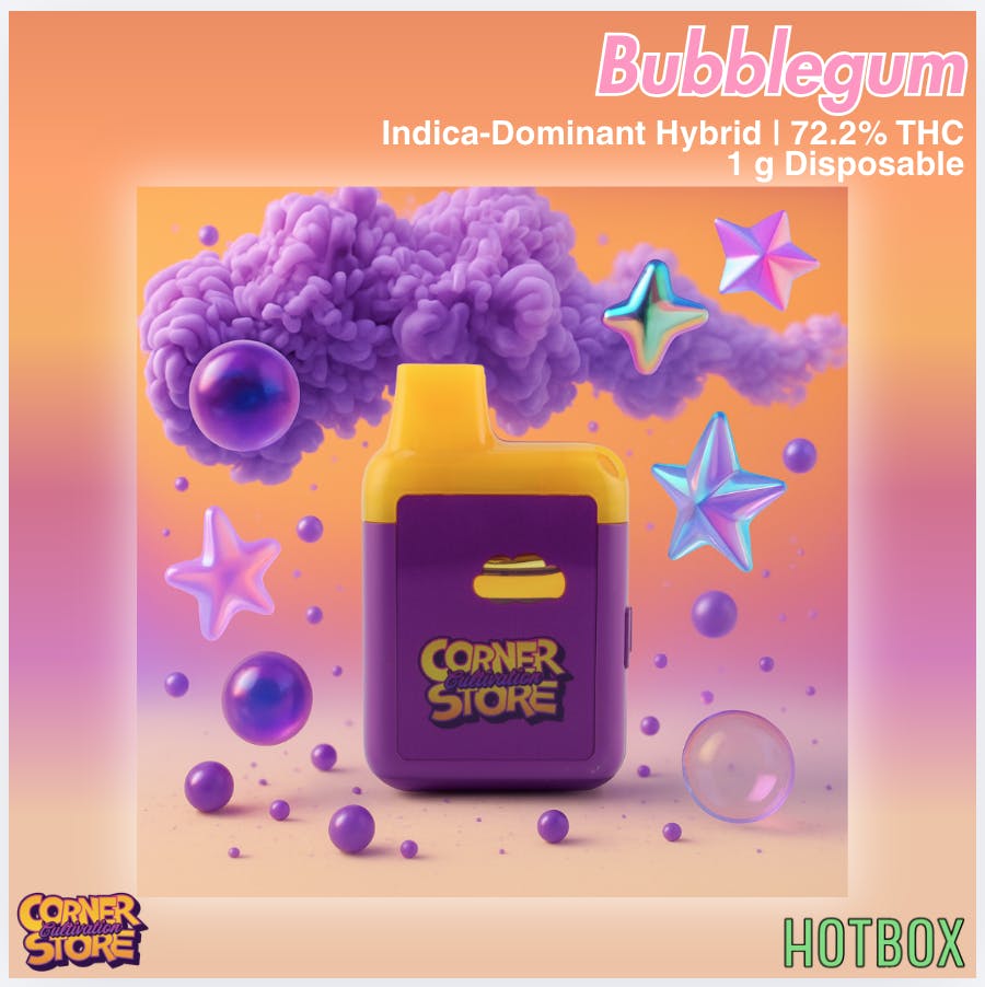 Bubblegum 1 g Disposable