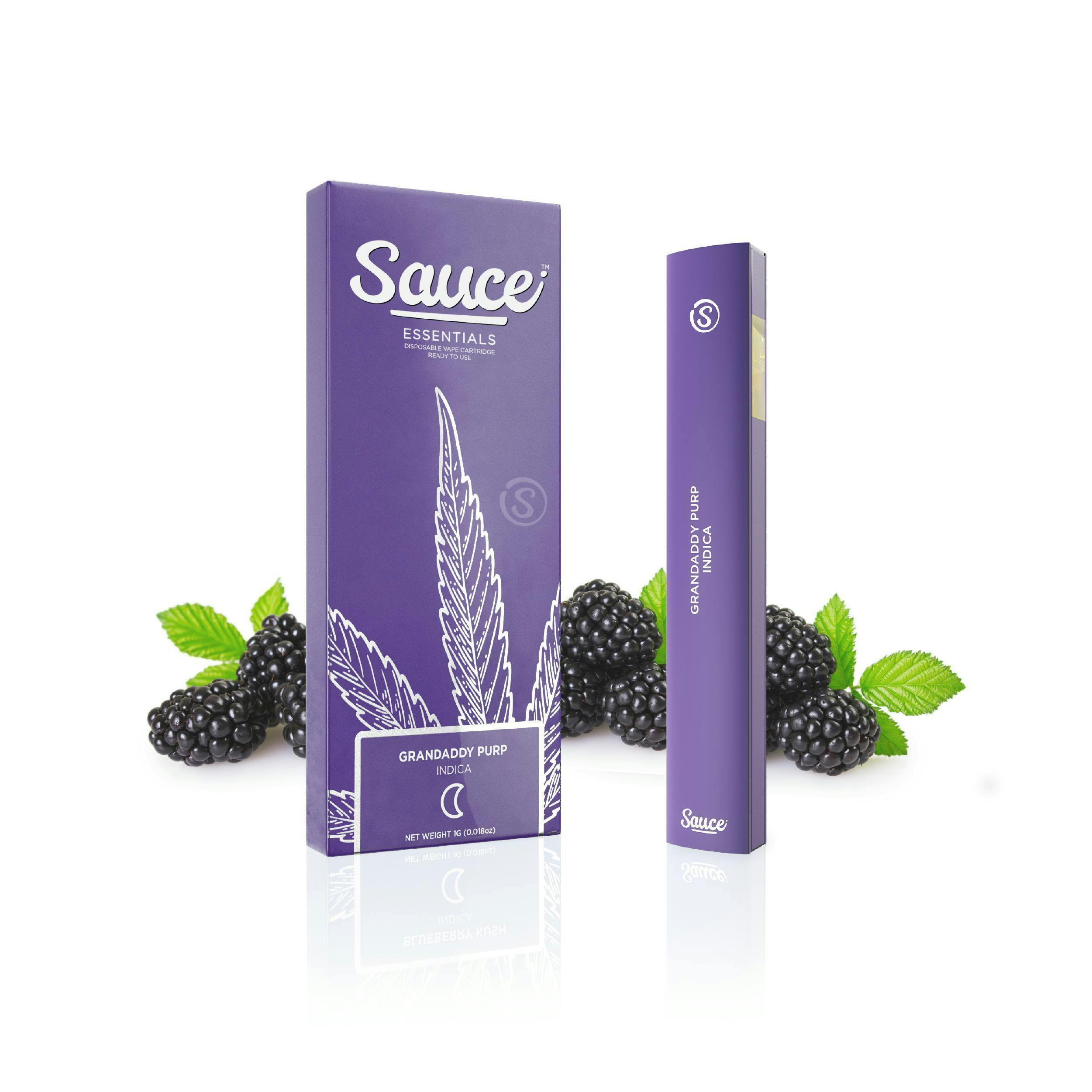 Granddaddy Purp | Disposable | 1g | Sauce Essentials cannabis product