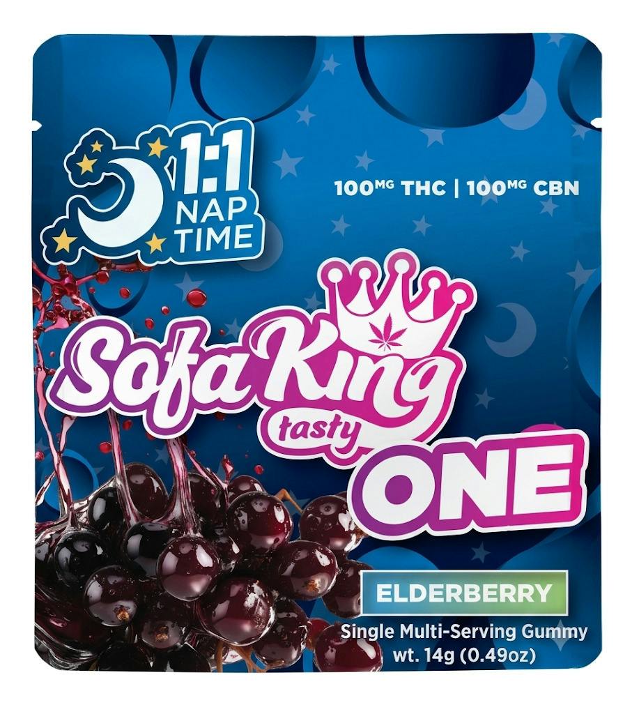 Sofa King - Gummies One - Elderberry 1:1 CBN (100mg)