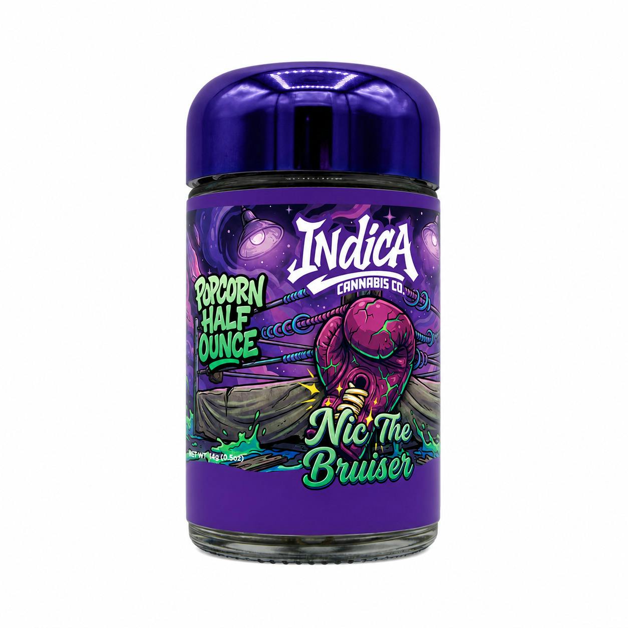 Indica Cannabis Co - Popcorn Flower - Nic The Bruiser (I) (14.0g)
