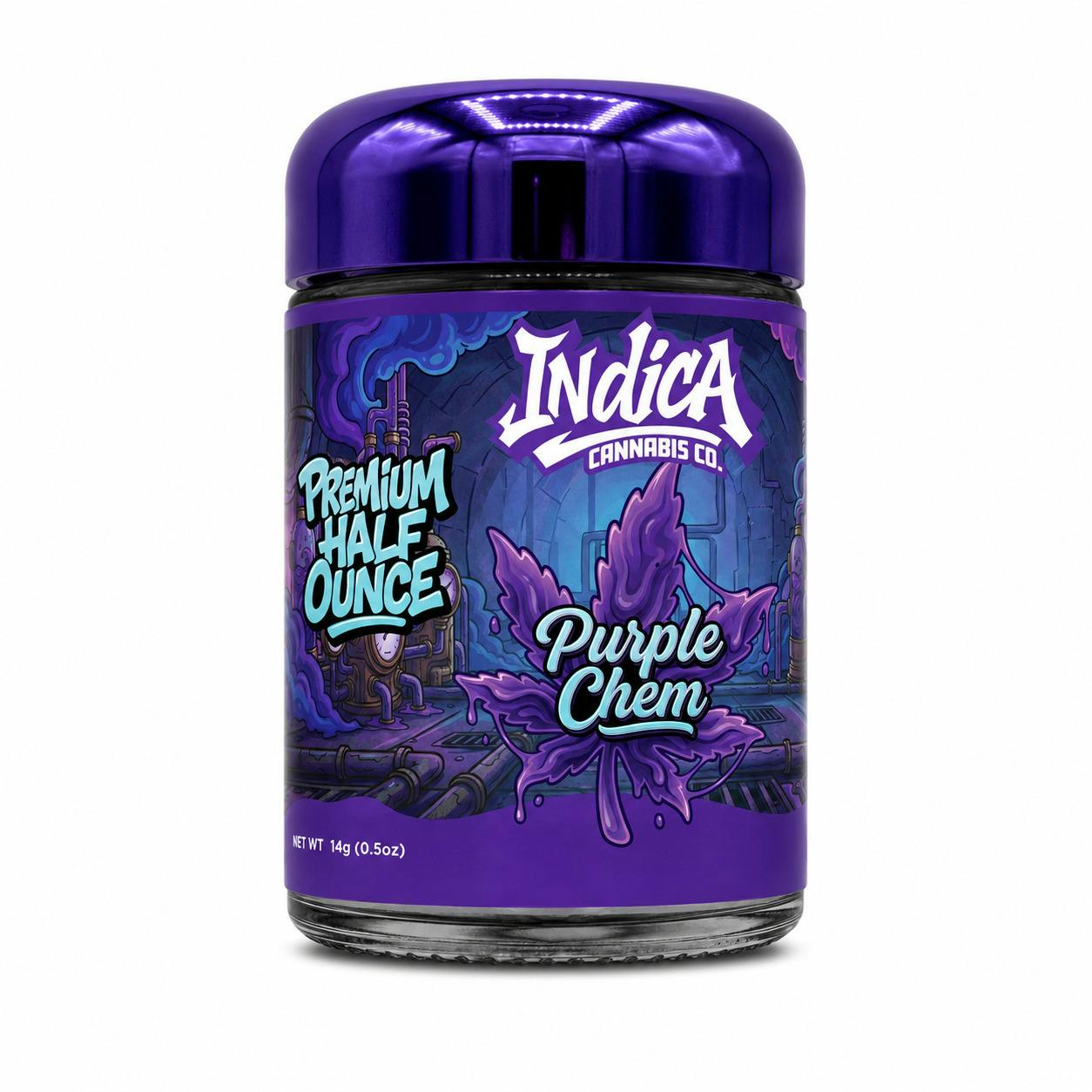 Indica Cannabis Co - Flower - Purple Chem (I) (14.0g)