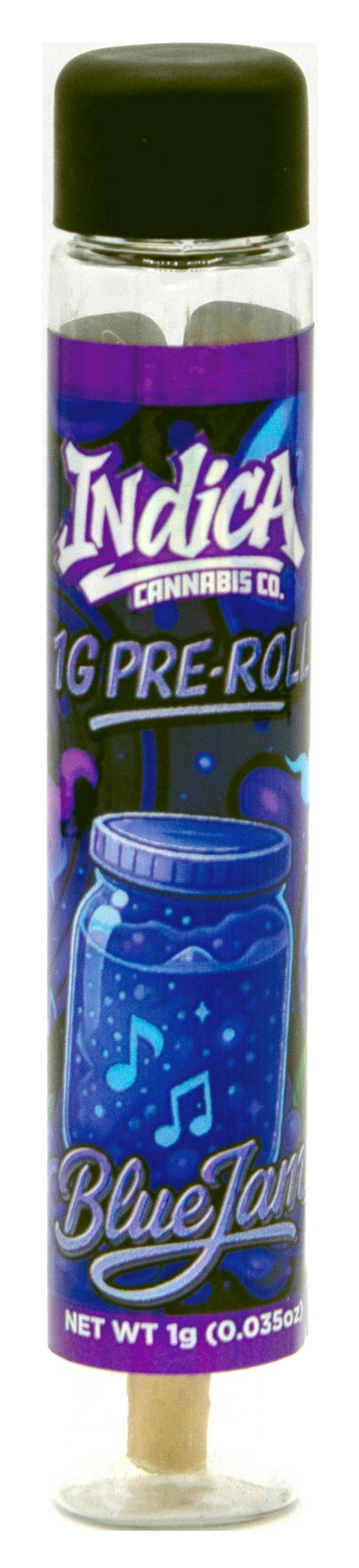 Indica Cannabis Co - Preroll - Blue Jam (I) (1.0g)