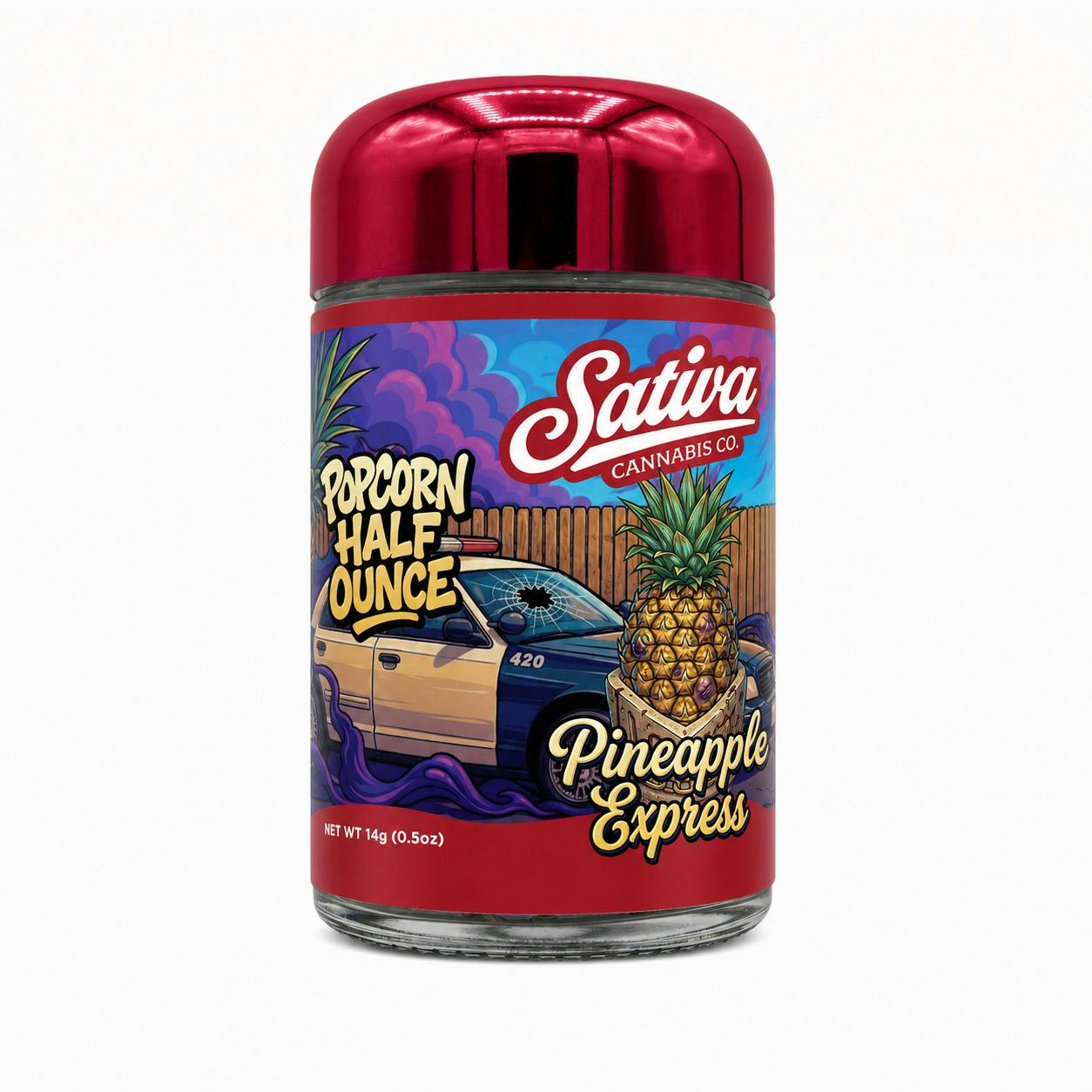 Sativa Cannabis Co - Popcorn Flower - Pineapple Express (S) (14.0g)