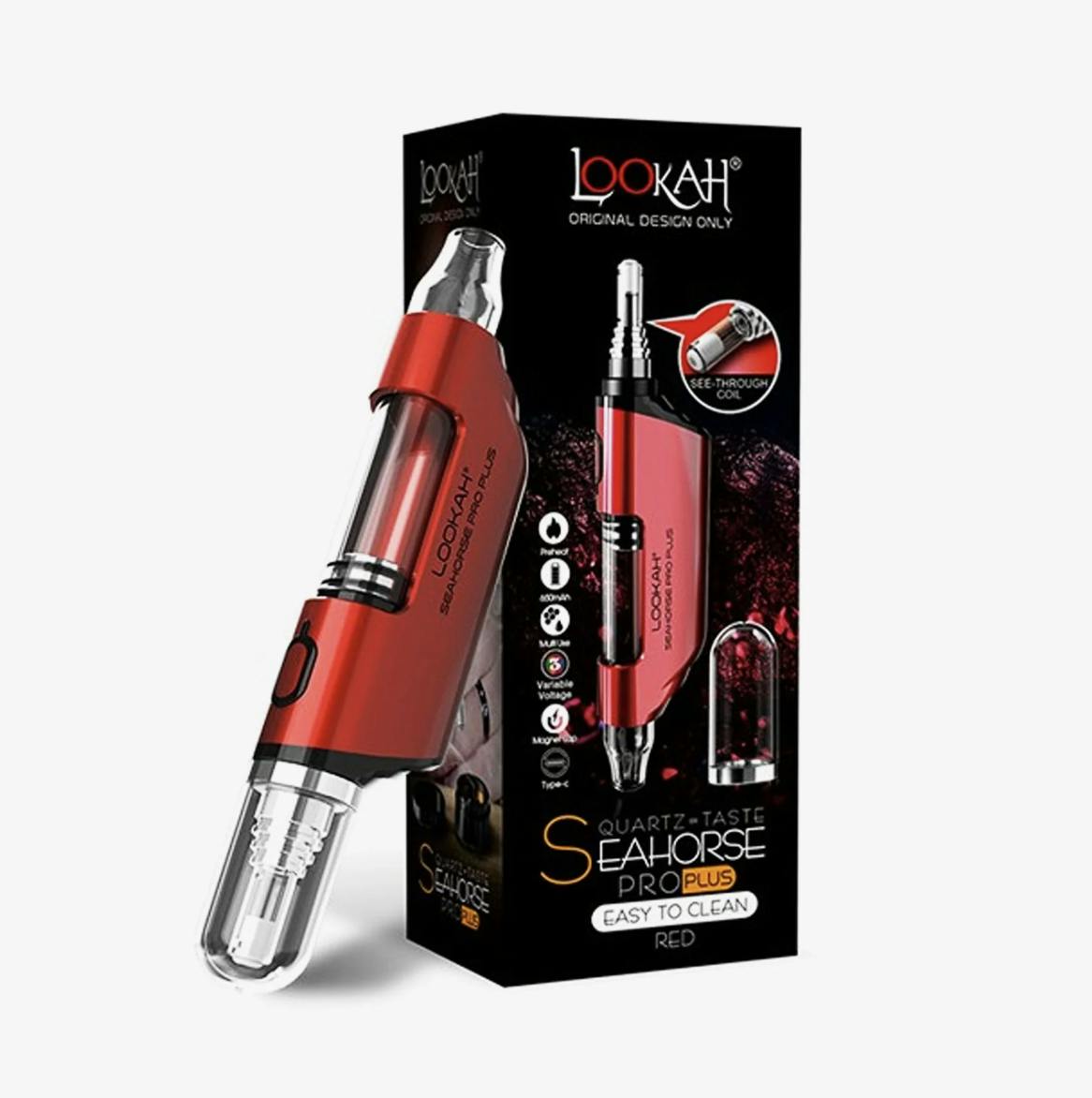E Nectar Collector Seahorse Pro Plus Red