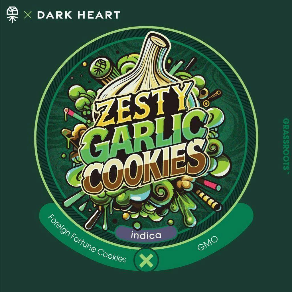 Dark Heart Zesty Garlic Cookies Whole Flower 14g
