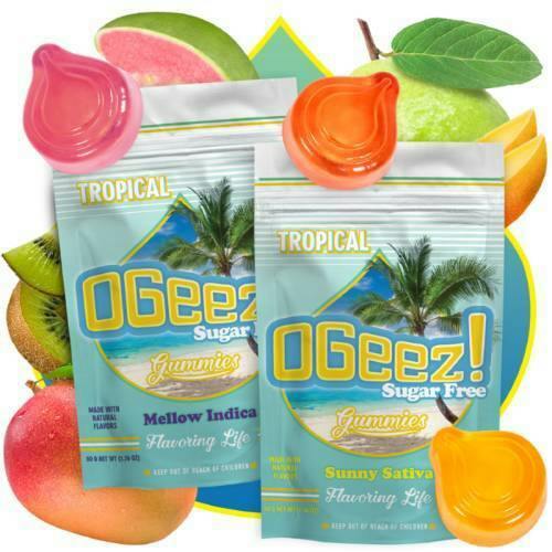 Ogeez | Tropical Indica | Sugar Free | 100mg THC | 10ct
