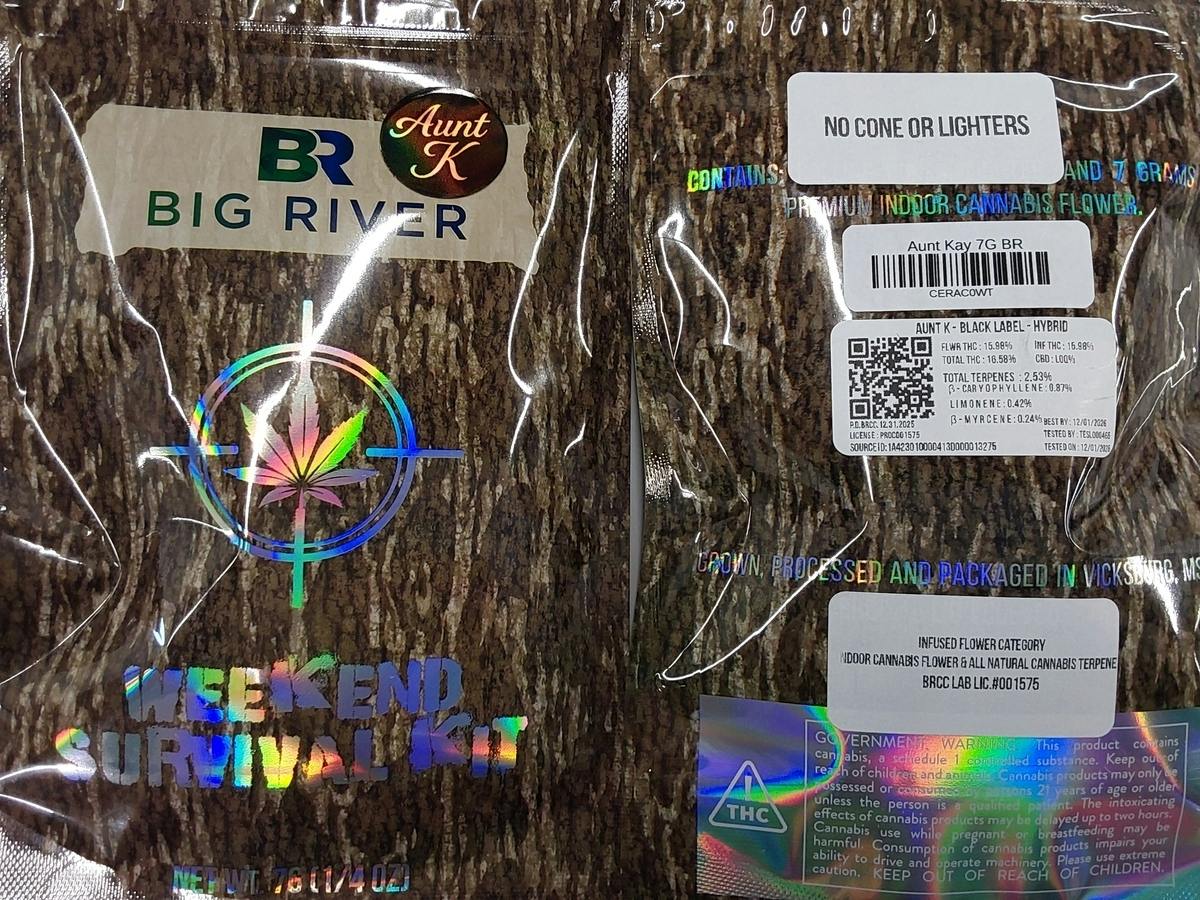 Aunt Kay | 7G Infused Flower | Big River