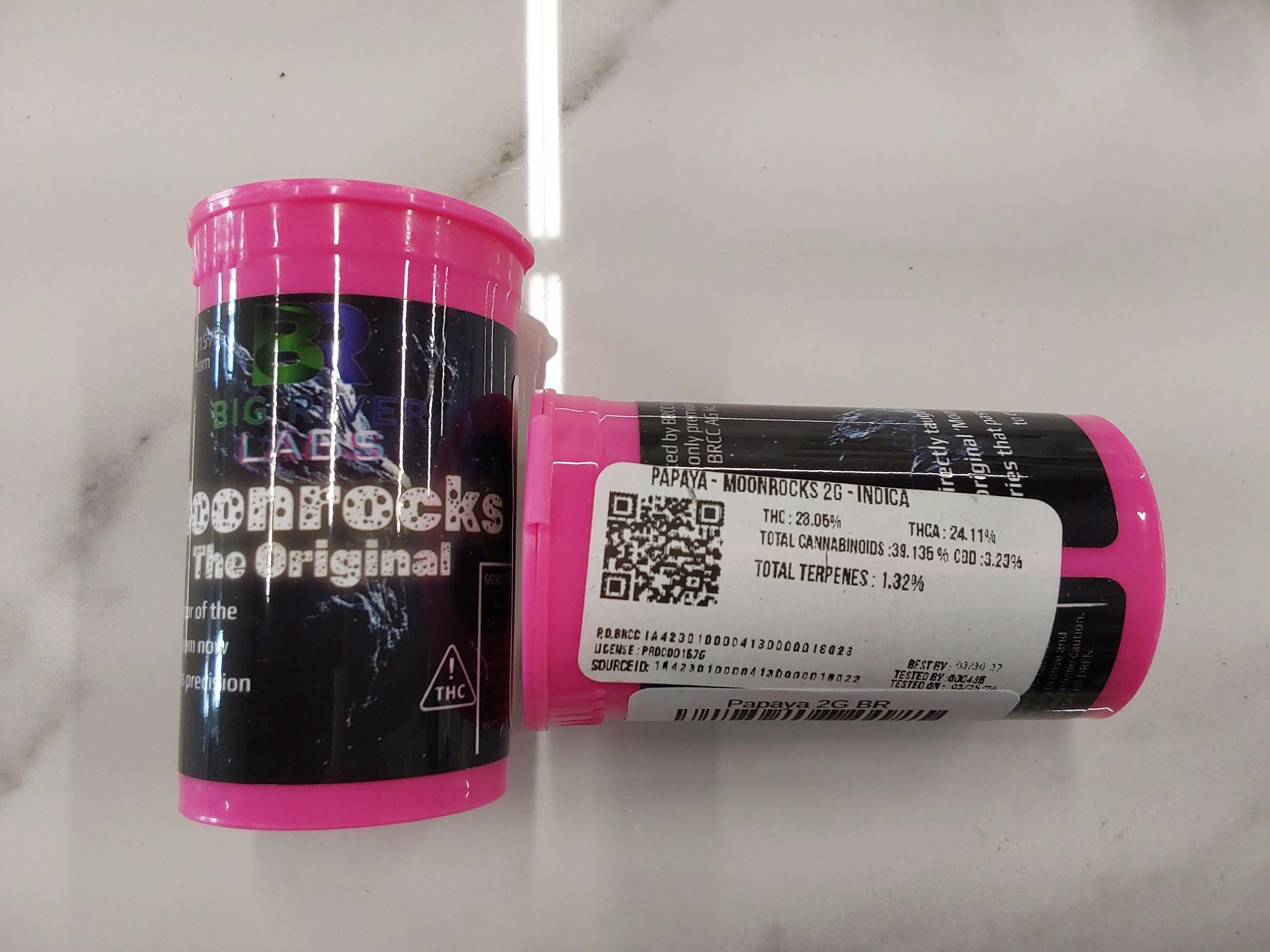 Papaya | 2G Moonrocks | BRCC at Geaux Green Medical Dispensary