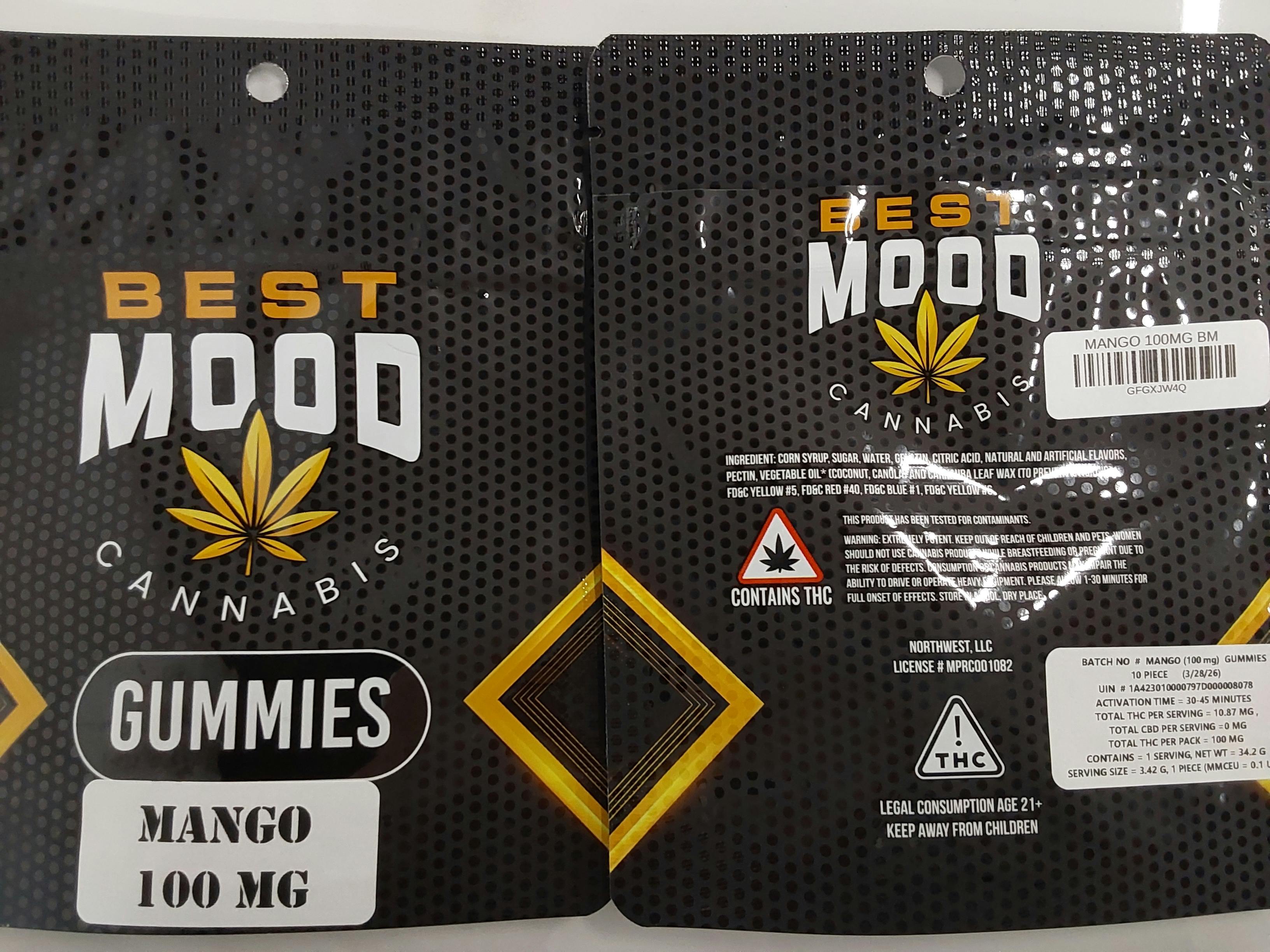MANGO | 100MG Gummies | Best Mood