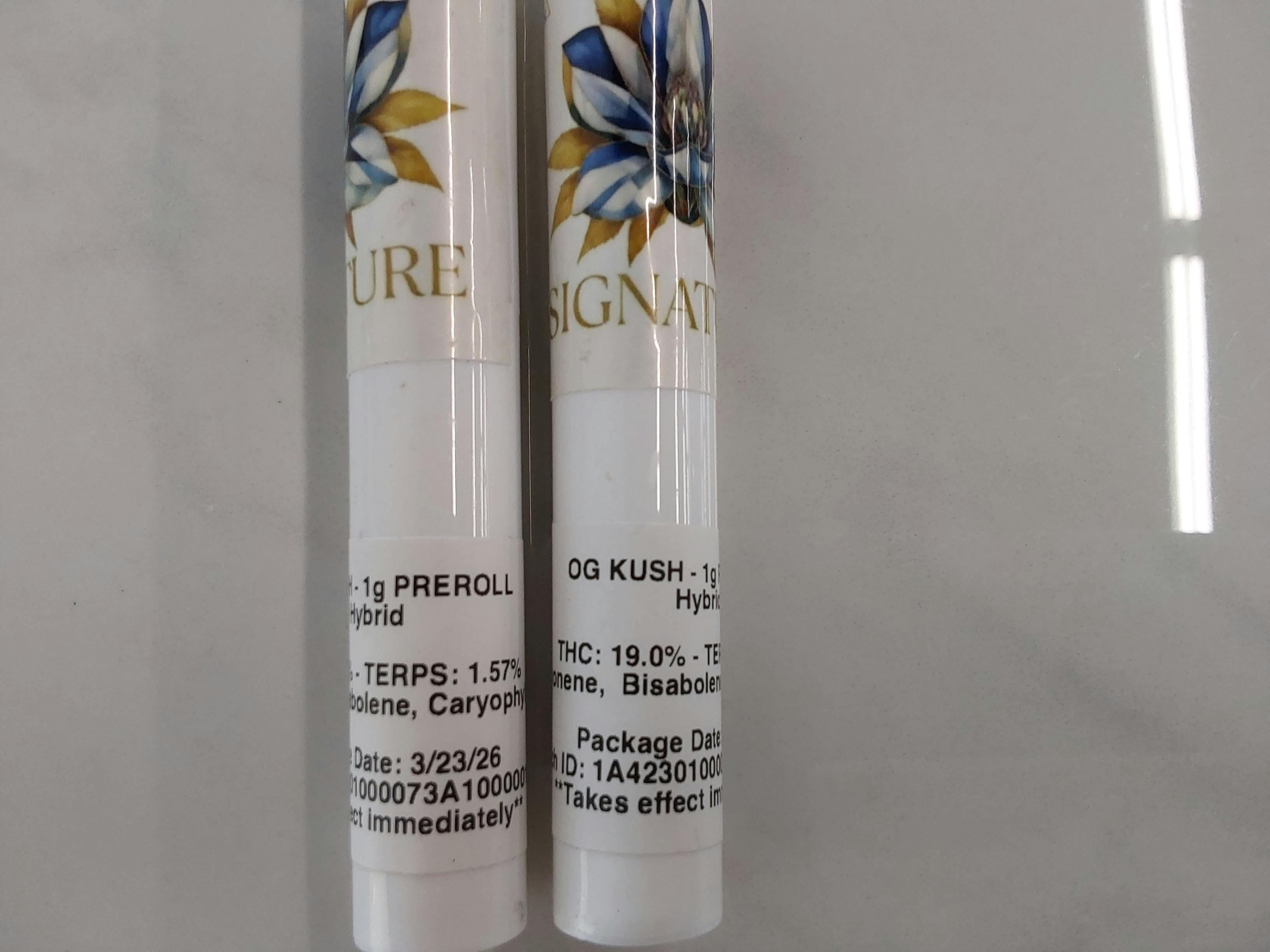 OG Kush | 1G Preroll | Signature
