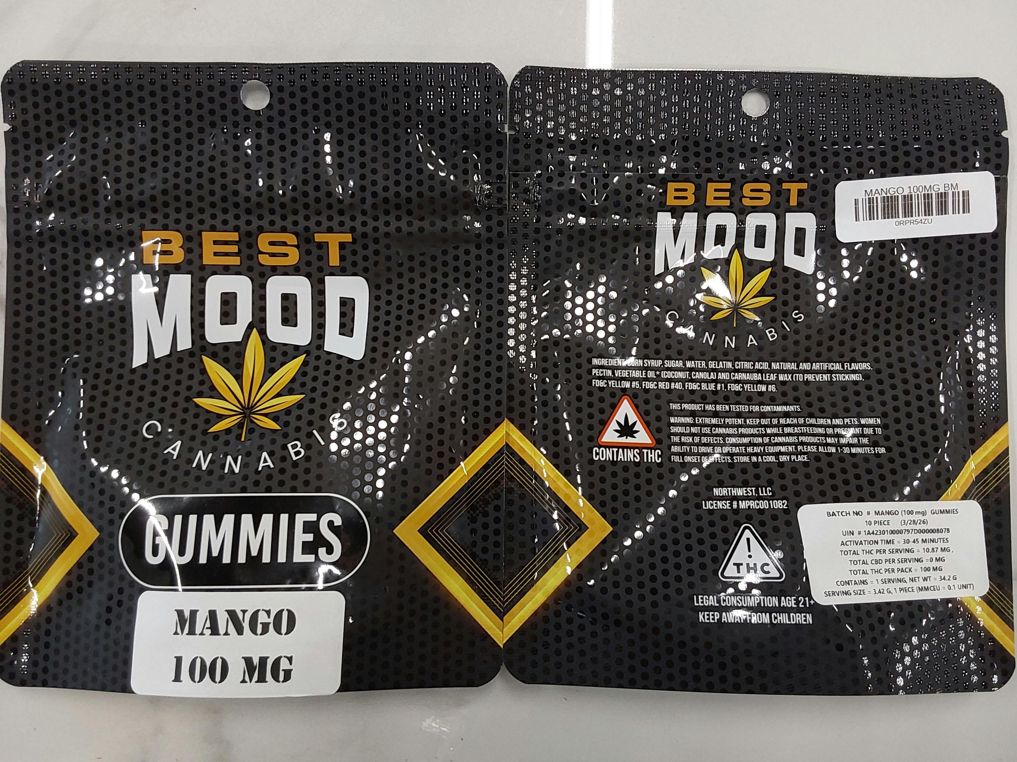 MANGO | 100MG Gummies | BEST MOOD