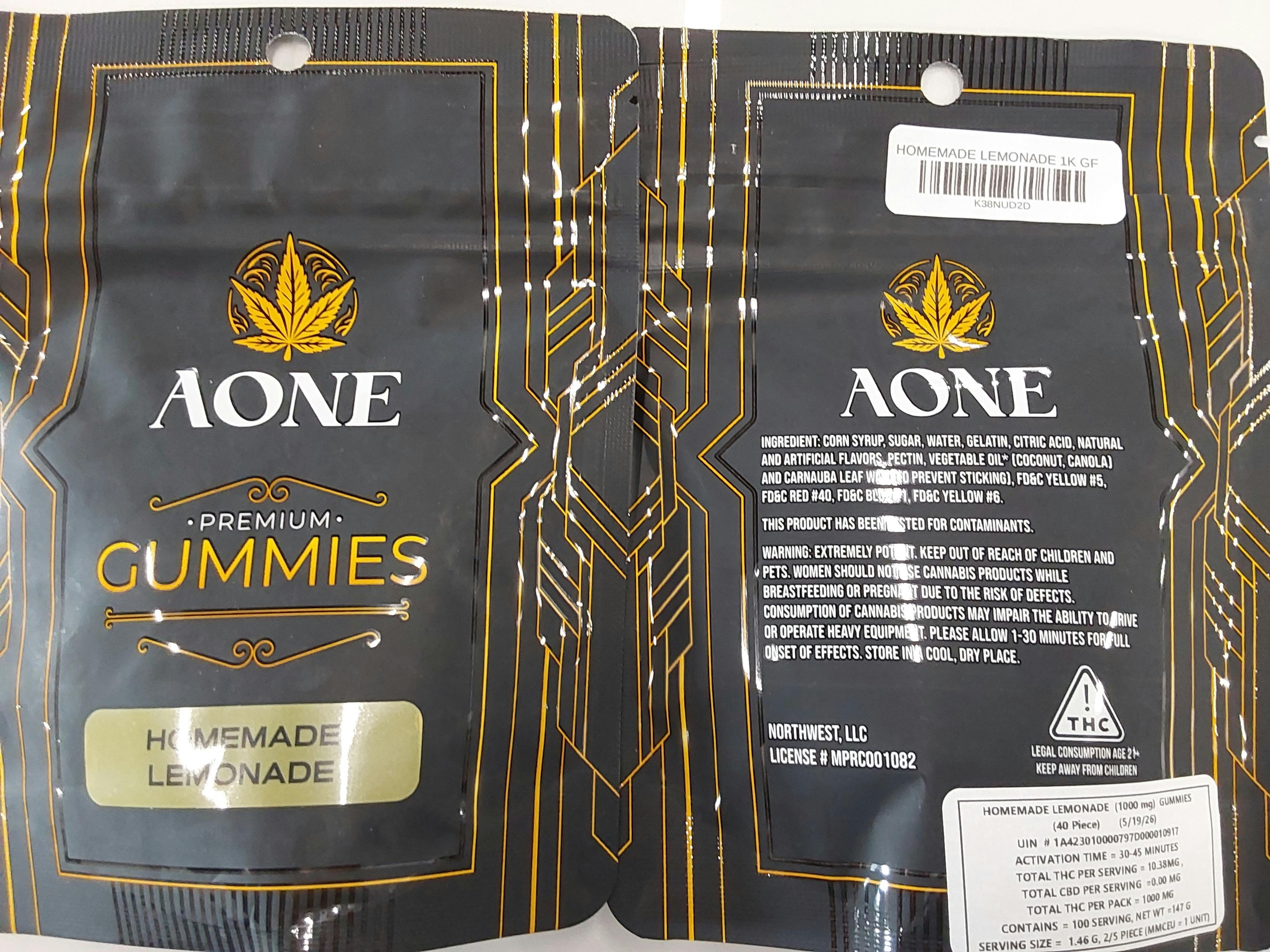 HOMEMADE LEMONADE | 1000MG Indica Gummies | BEST MOOD