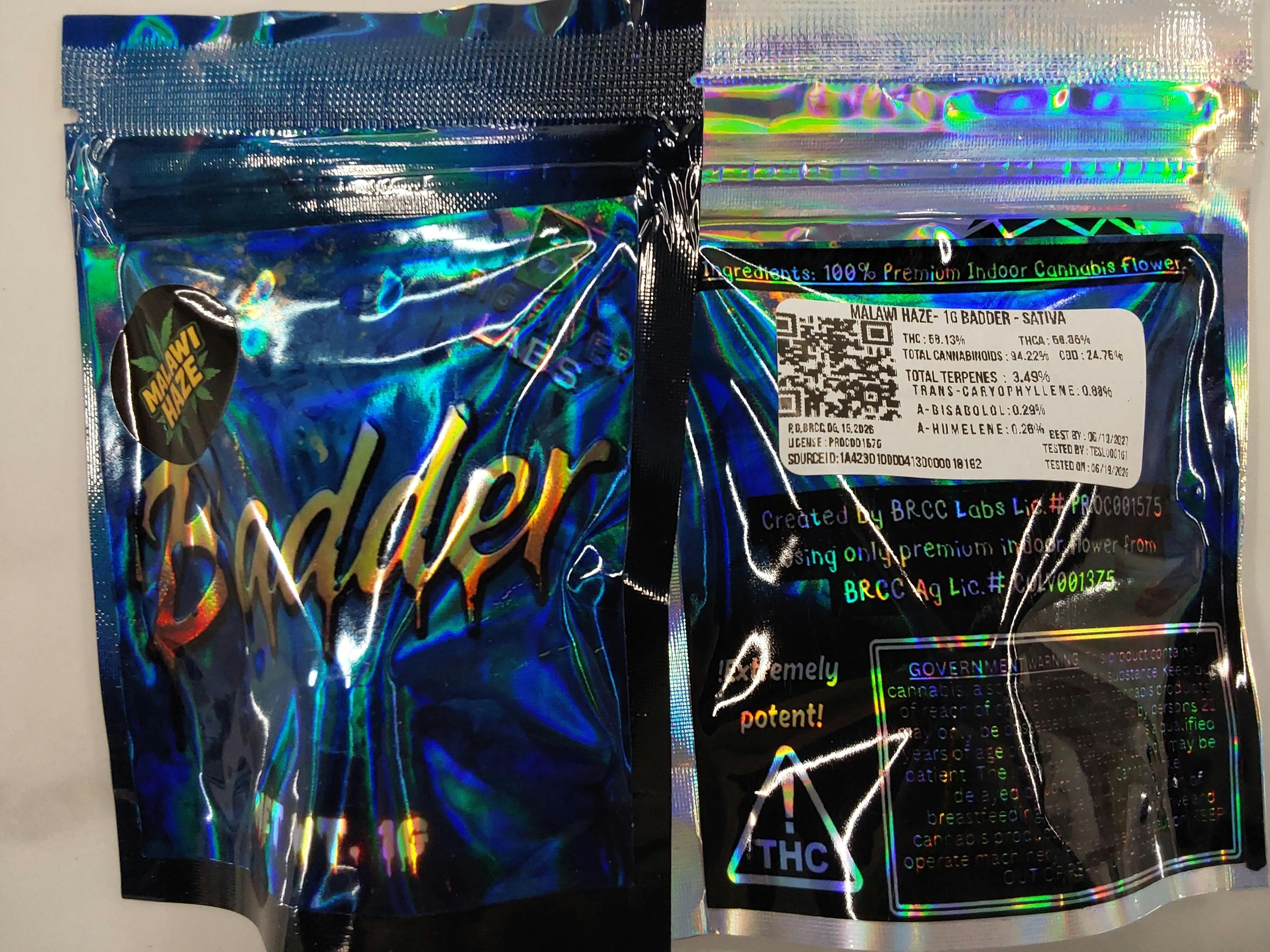 Malawi Haze | 1G Badder | Big River