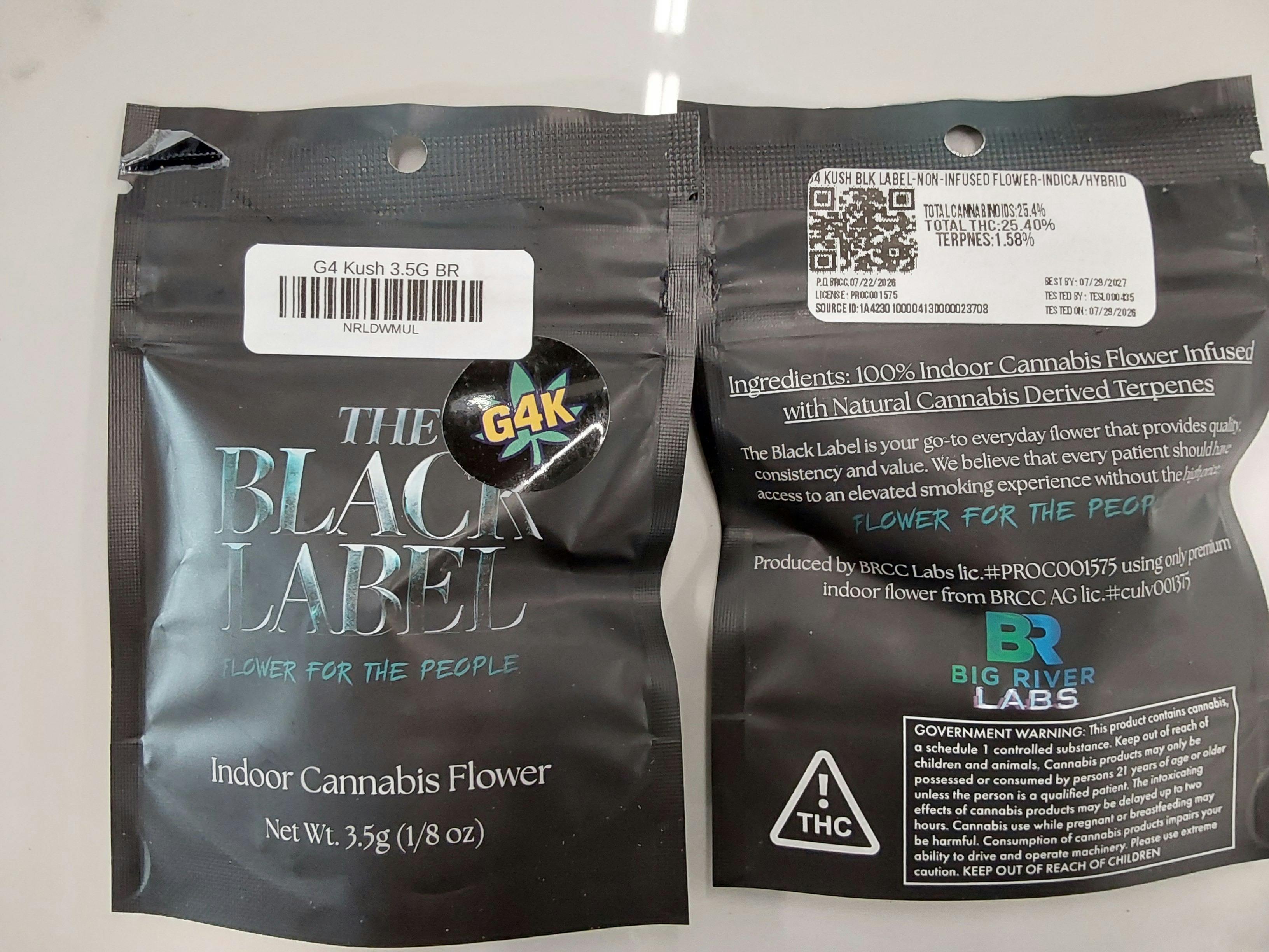 G4 Kush | 3.5G Flower | Big River