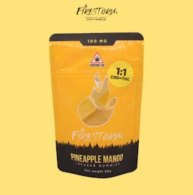 Firestorm | 1:1 Pineapple Mango | Gummies | (100mg)