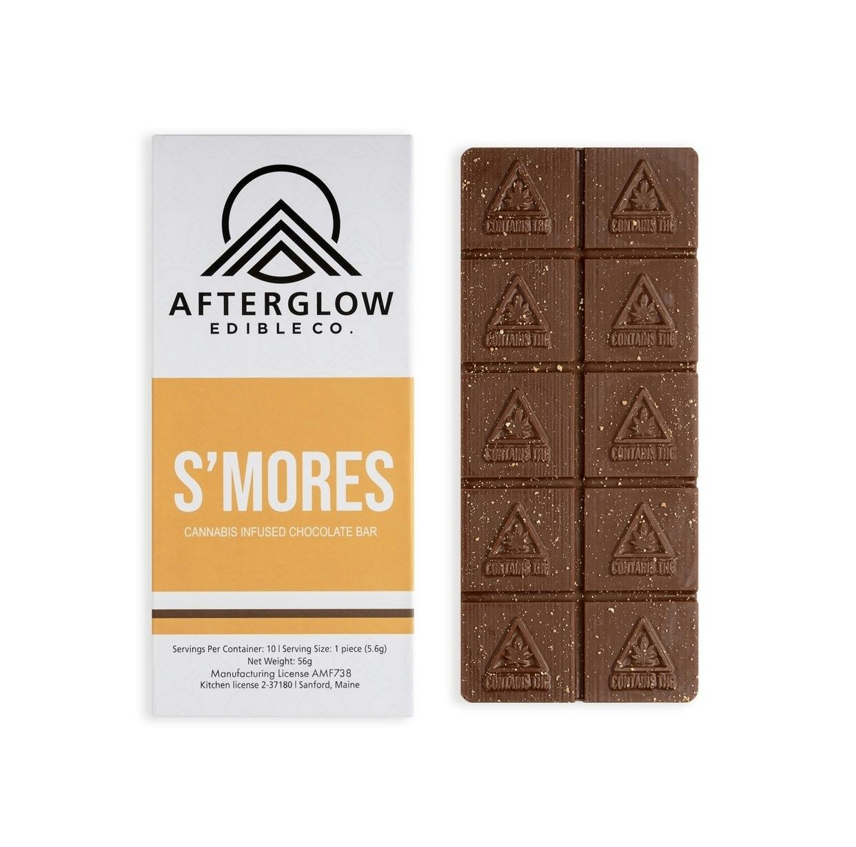 Afterglow Edibles | S'mores | Chocolate Bar | (200mg)