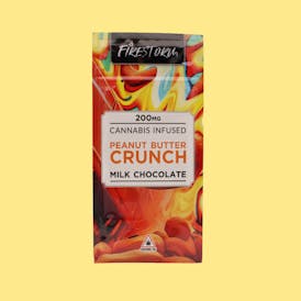Firestorm | Peanut Butter Crunch | Chocolate Bar | (200mg)