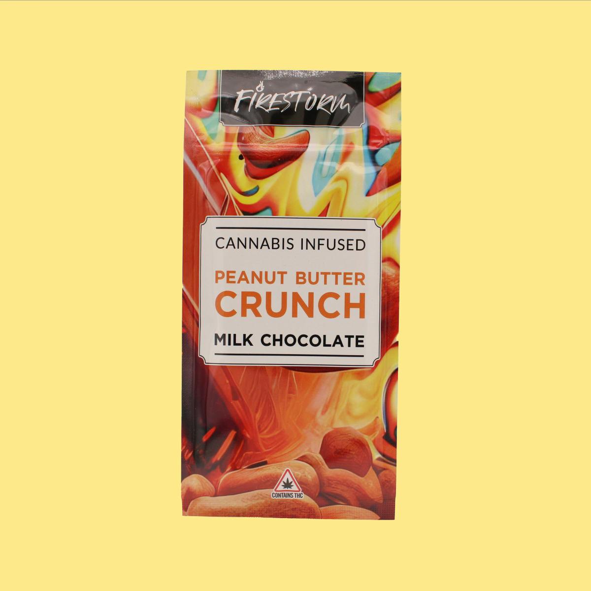 Firestorm | Peanut Butter Crunch | Chocolate Bar | (100mg)