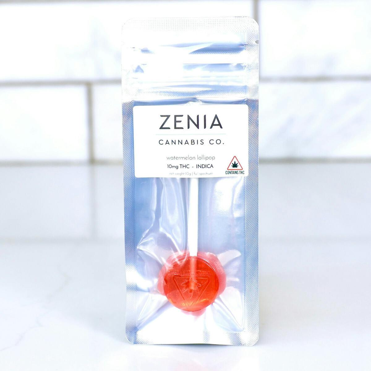 Zenia | Watermelon | Lollipop | (10mg) at Firestorm Cannabis Company