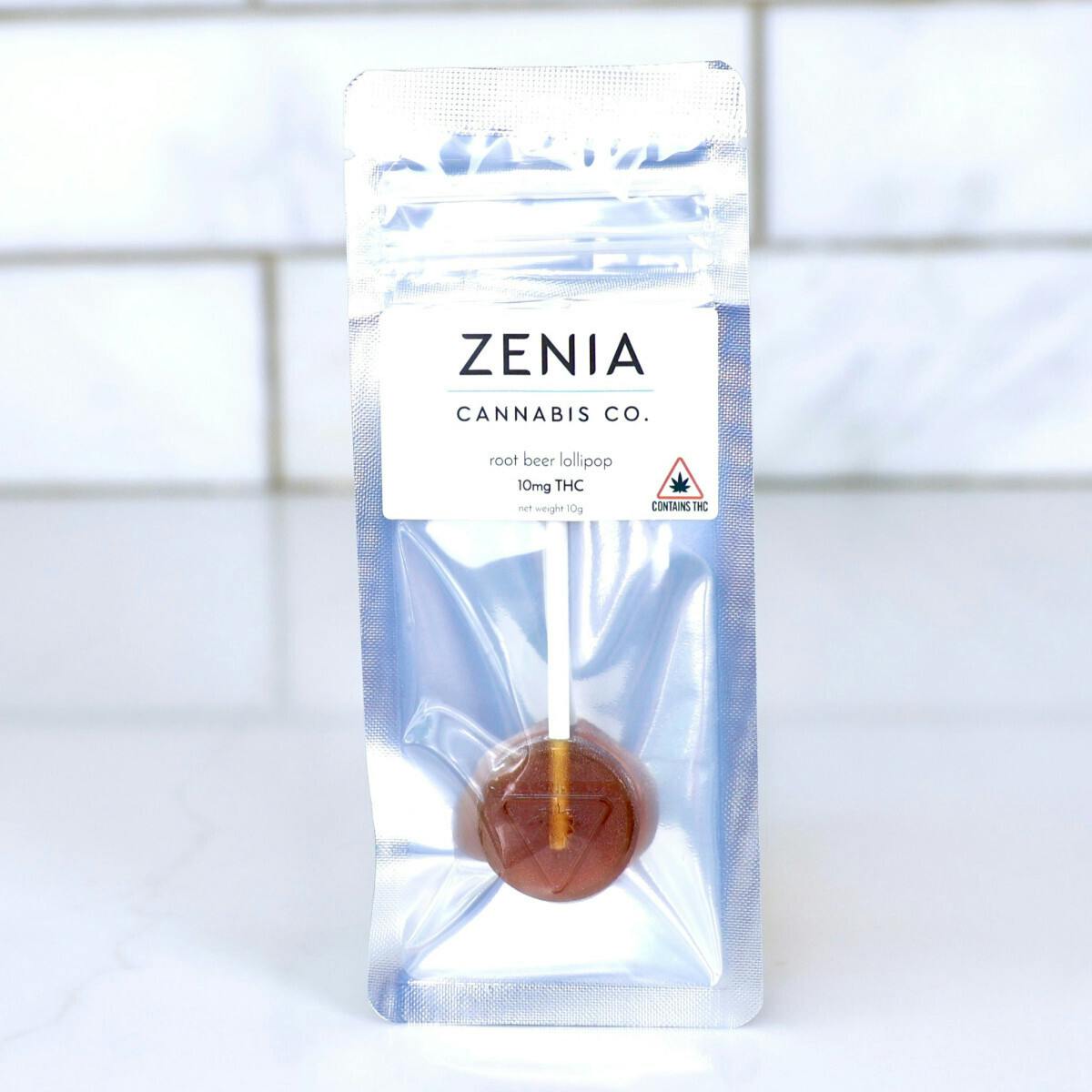 Zenia | Root Beer | Lollipop | (10mg) at Firestorm Cannabis Company