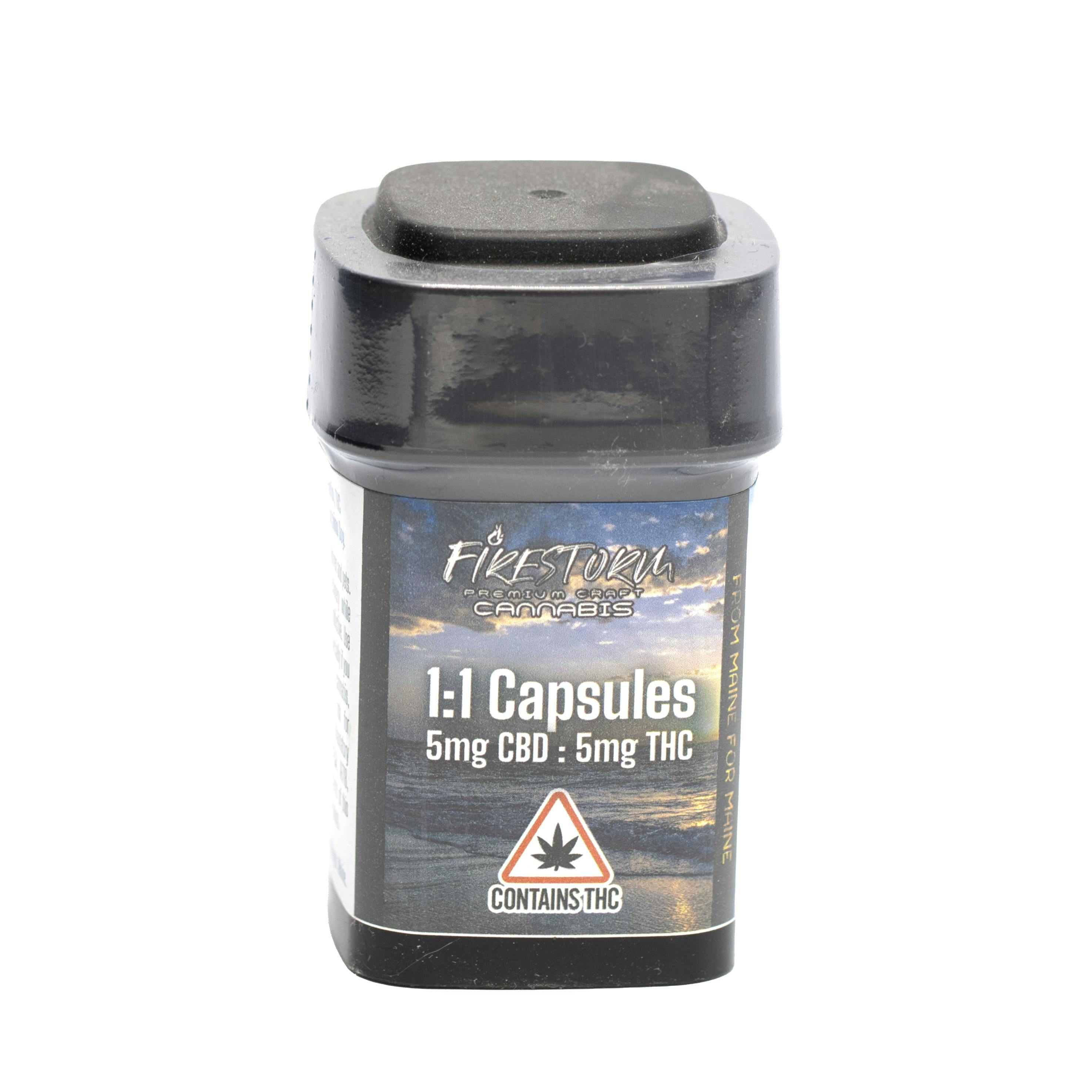 1:1 THC:CBD Capsules | 20pk | 5mg/ea