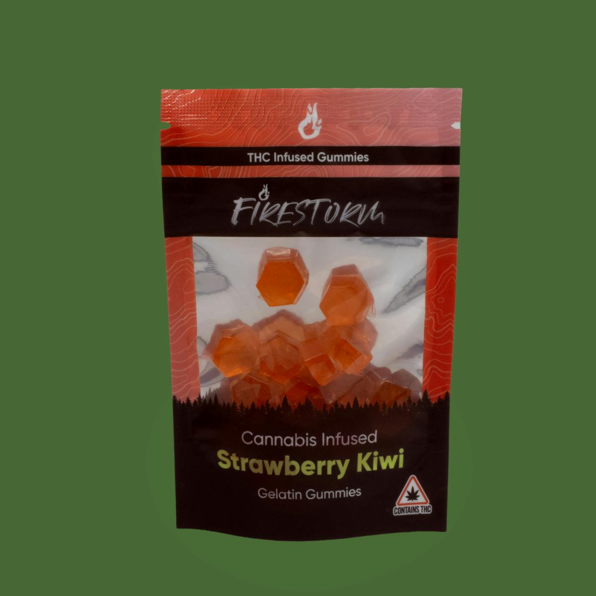 Firestorm | Strawberry Kiwi | Gummies | (100mg)