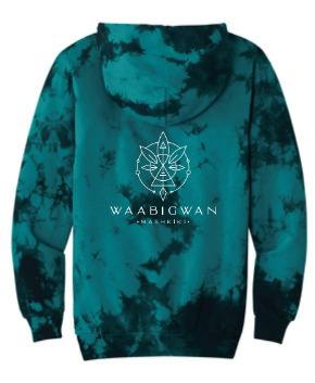 Blue Tie Dye Hoodie- 3XL