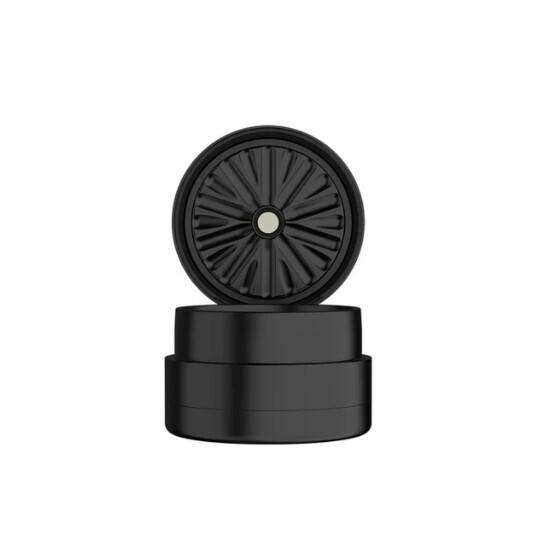 2.5" 3-Piece Grinder- Black