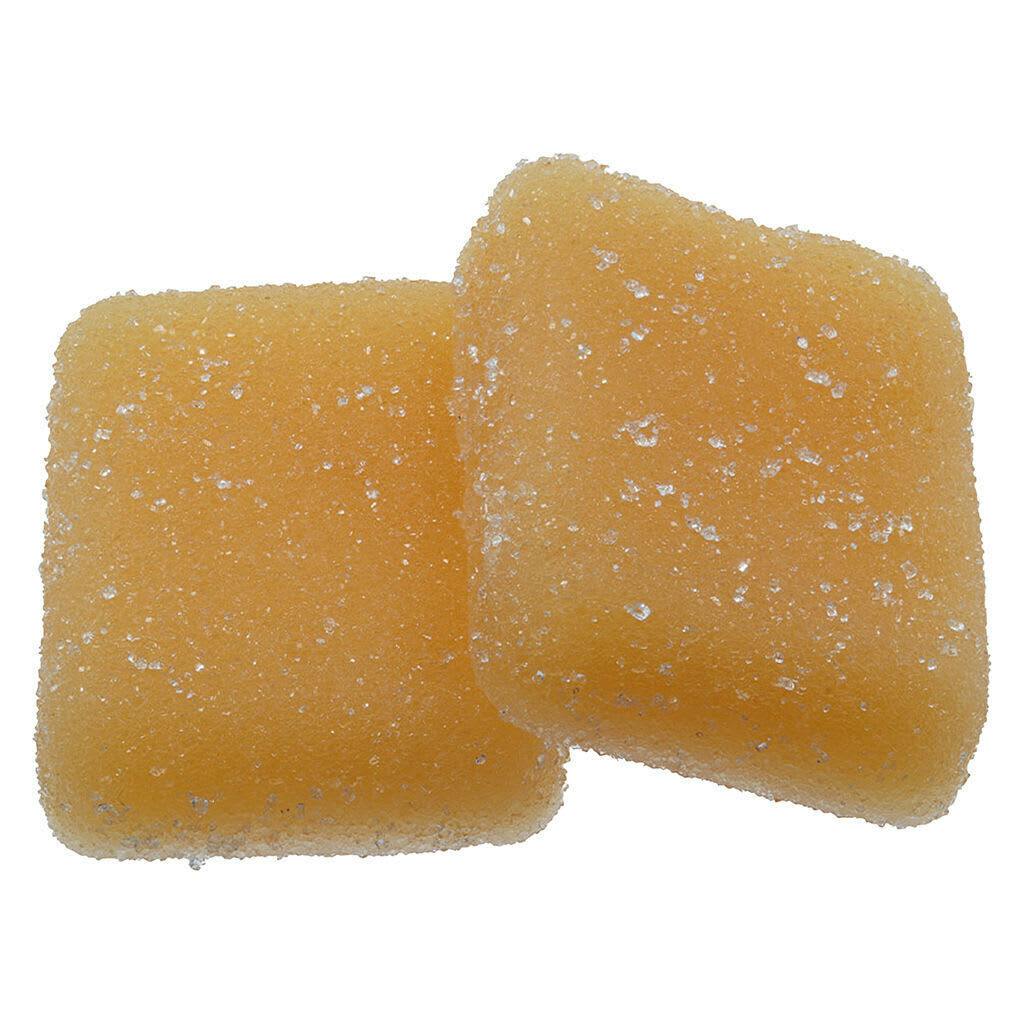 Real Fruit Peach Gummies 5:1 CBD:THC 2 Pack Soft Chews