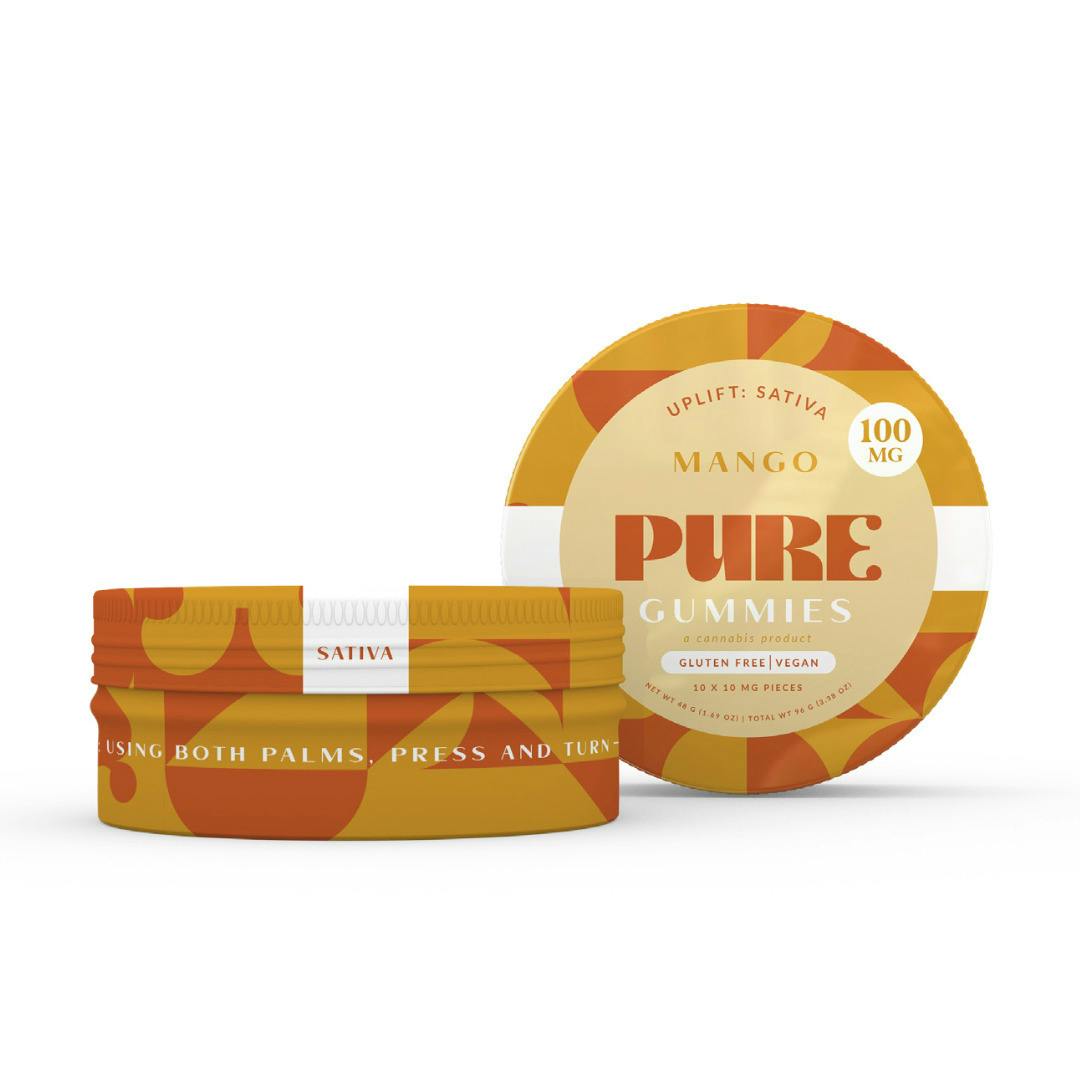 Pure Gummies 100 MG Mango