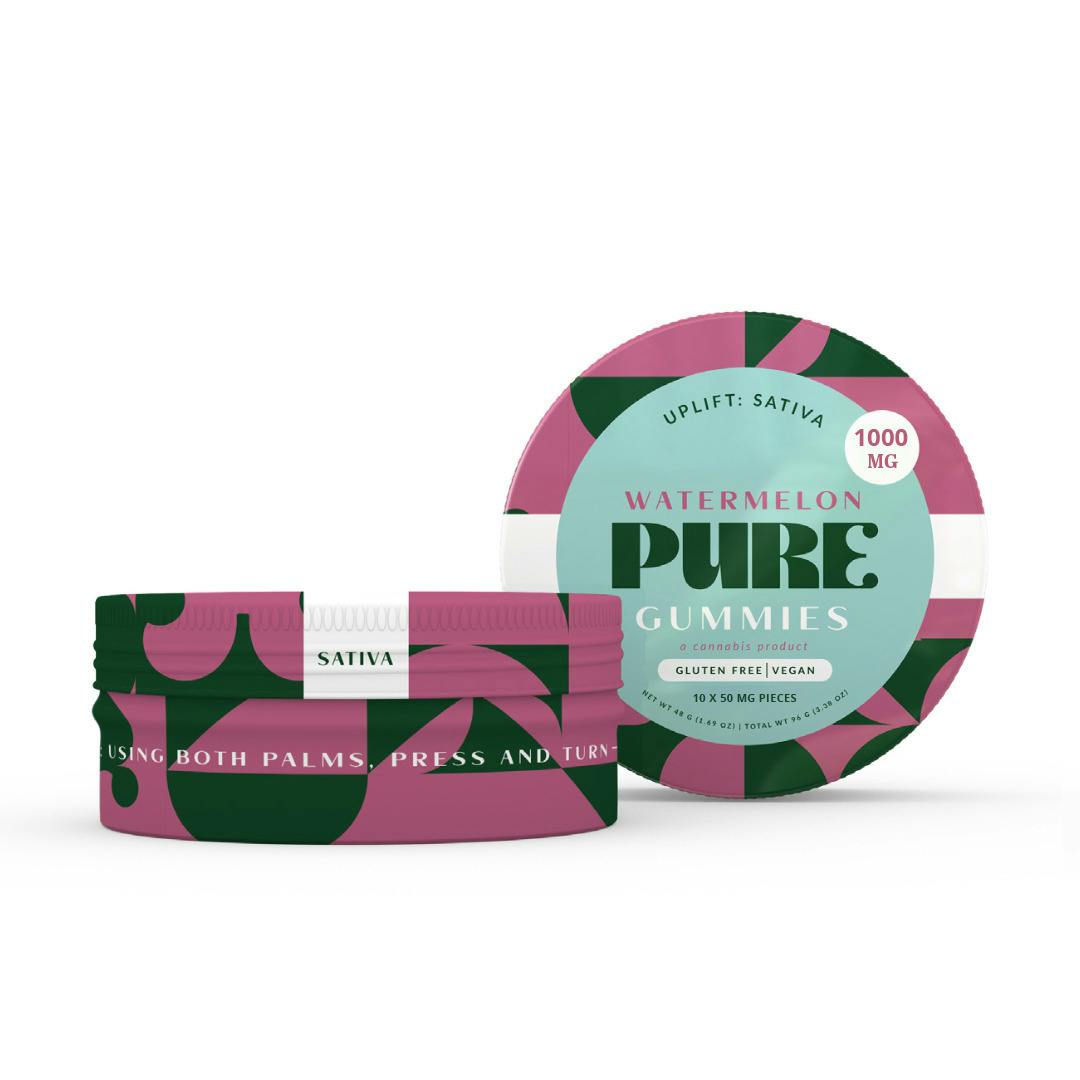 Pure Gummies 1000 MG Watermelon(S)