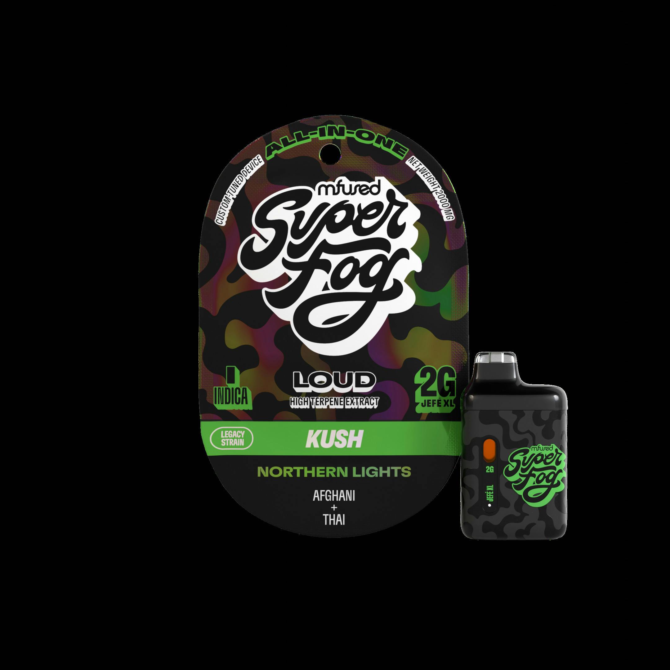 Super Fog Loud High Terpene Extract Disposable Vape 2g