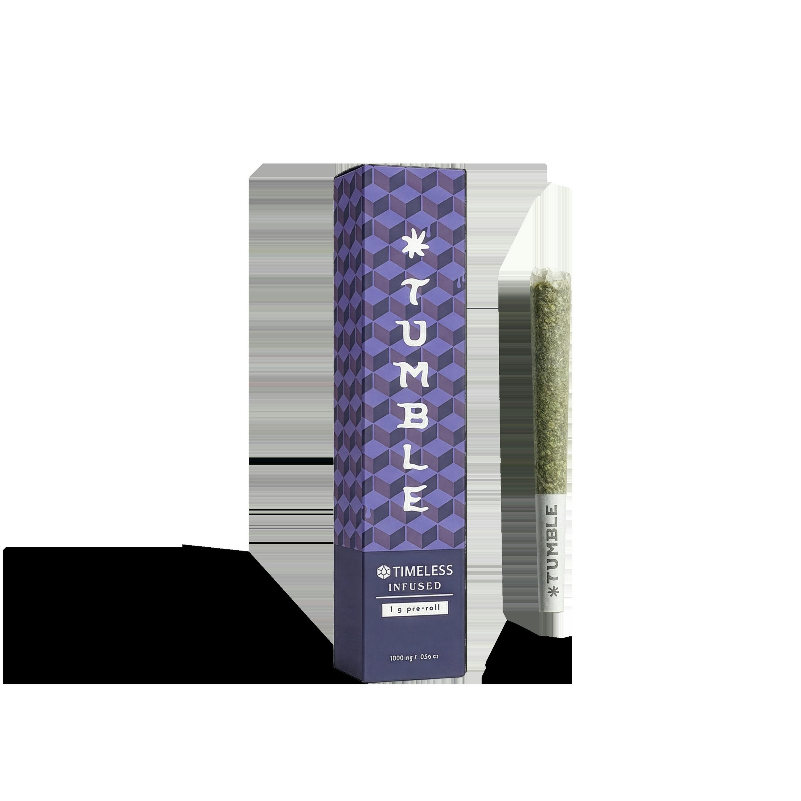 Tumble Infused Preroll 1g Blackberry Kush