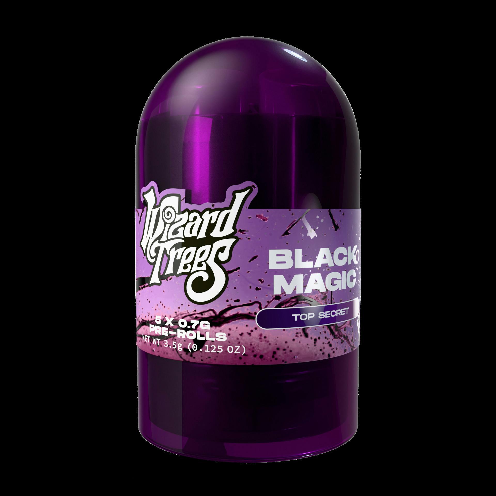 Wizard Trees Black Magic 5pk 0.7g Prerolls