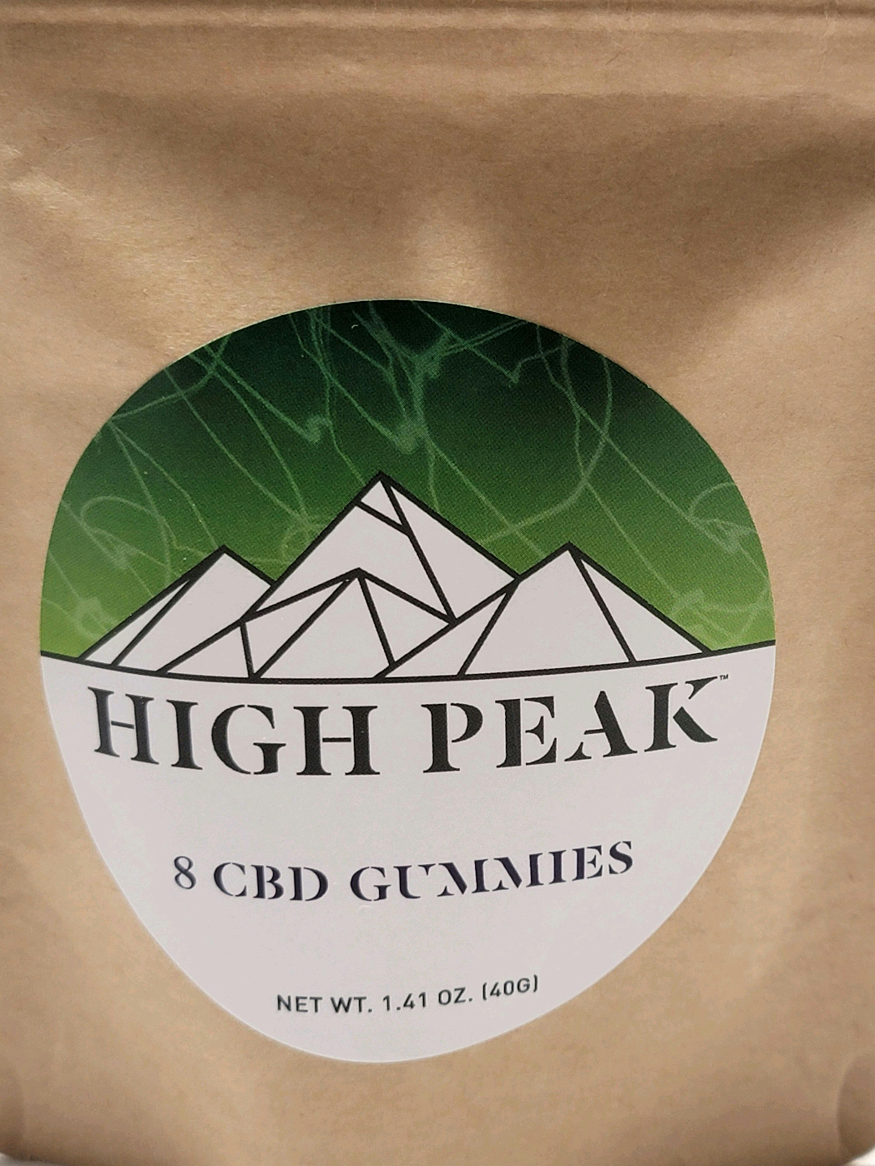 High Peak- CBD Gummies (8pk x 15mg)