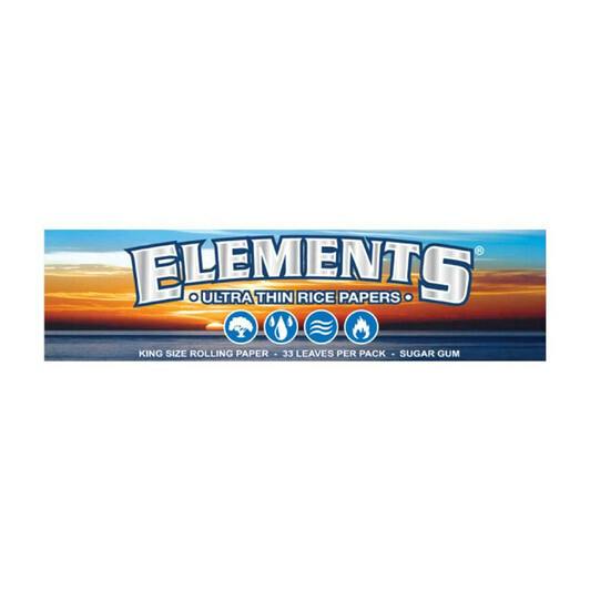 Elements King Size Ultra Thin Rice Papers