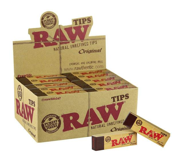 RAW Natural Unrefined Tips (50 pk)