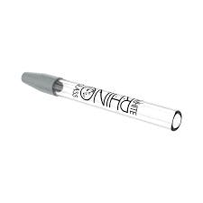 White Rhino Quartz Dab Straw w/ Cap