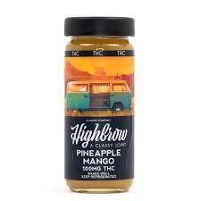 Highbrow Pineapple Mango 12 oz. Drink (100 mg THC)