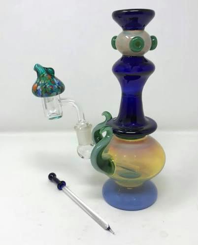 Glass Dab Rig - Handblown from Maine