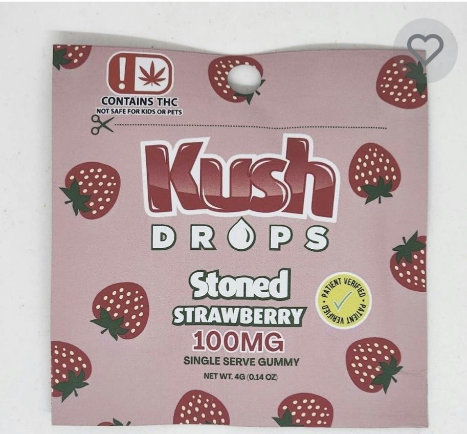 Kush Drops | Single Gummy | Mighty Mango | 1O