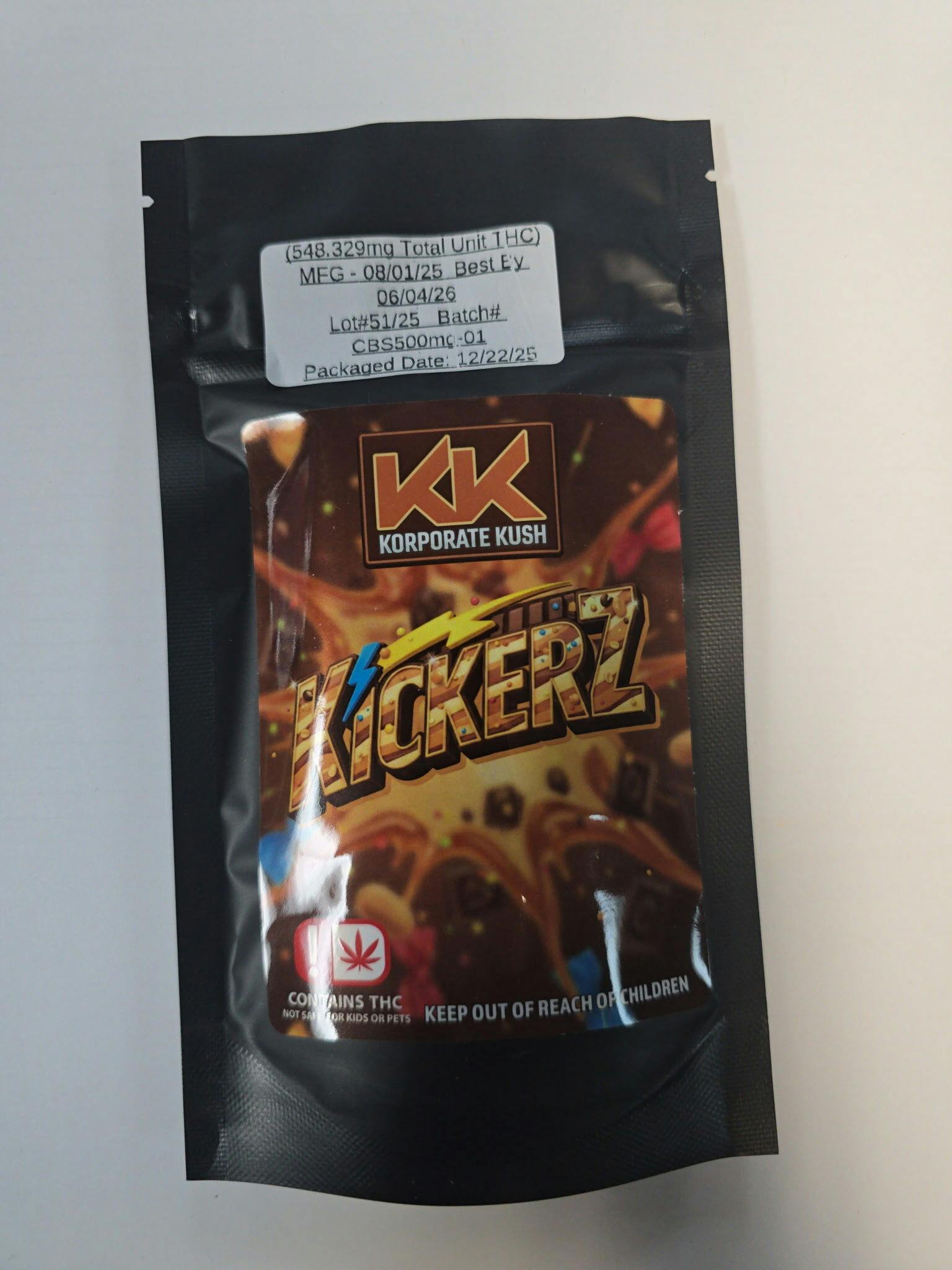 Korporate Kush Kickerz Snickers Bar