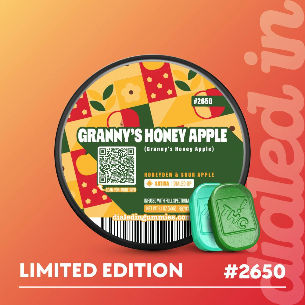 100mg - Granny Honey Apple #2650- Rosin Gummies (10pk)
