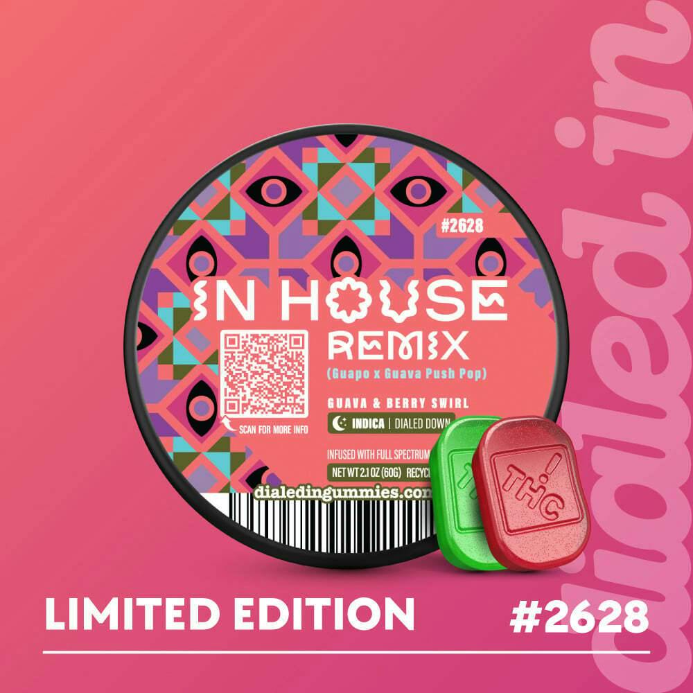 100mg - In House Remix #2628 - Rosin Gummies (10pk) | Dialed In Gummies - Rosin Gummies