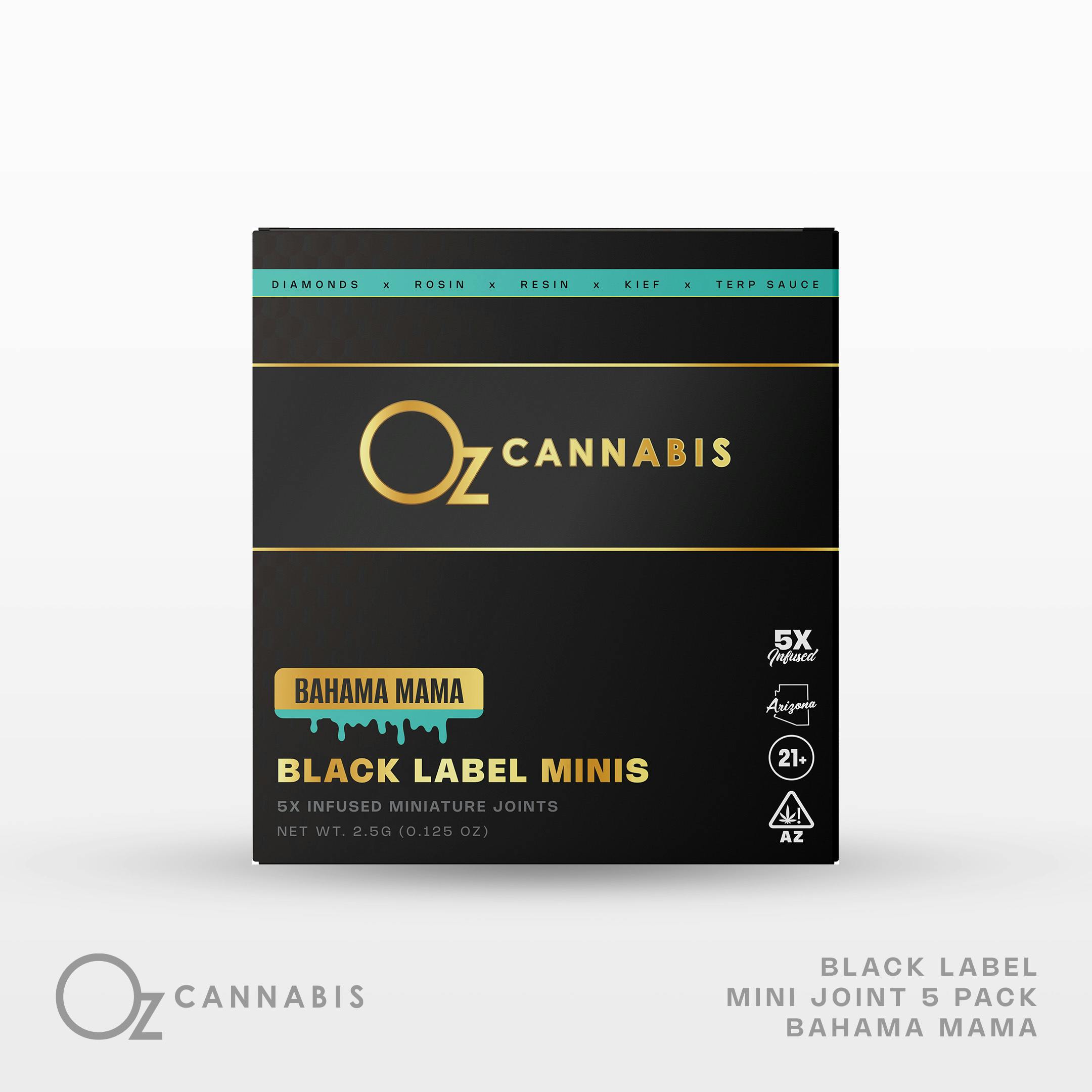 OZ Cannabis Infused Black Label Dogwalkers 2.5g