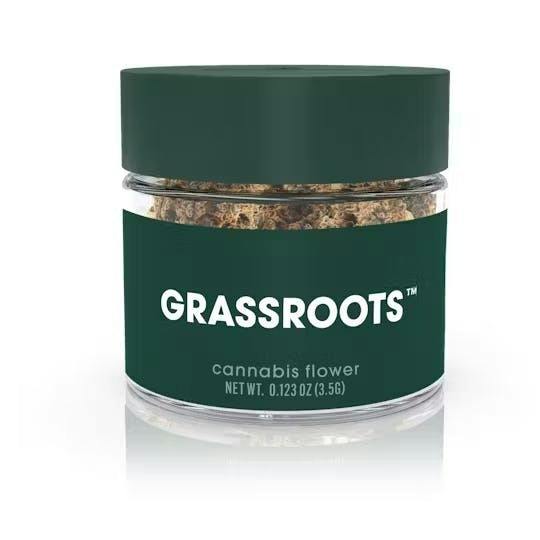 Grassroots Indoor Whole Flower Jar 3.5g - Papaya Drip
