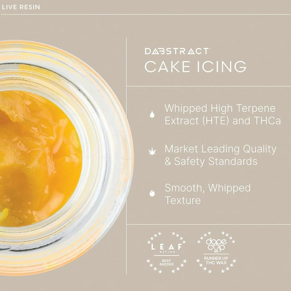 SALE DD Dabstract Cake Icing Permanent Chimera 1g Hybrid at Mystic Greenz