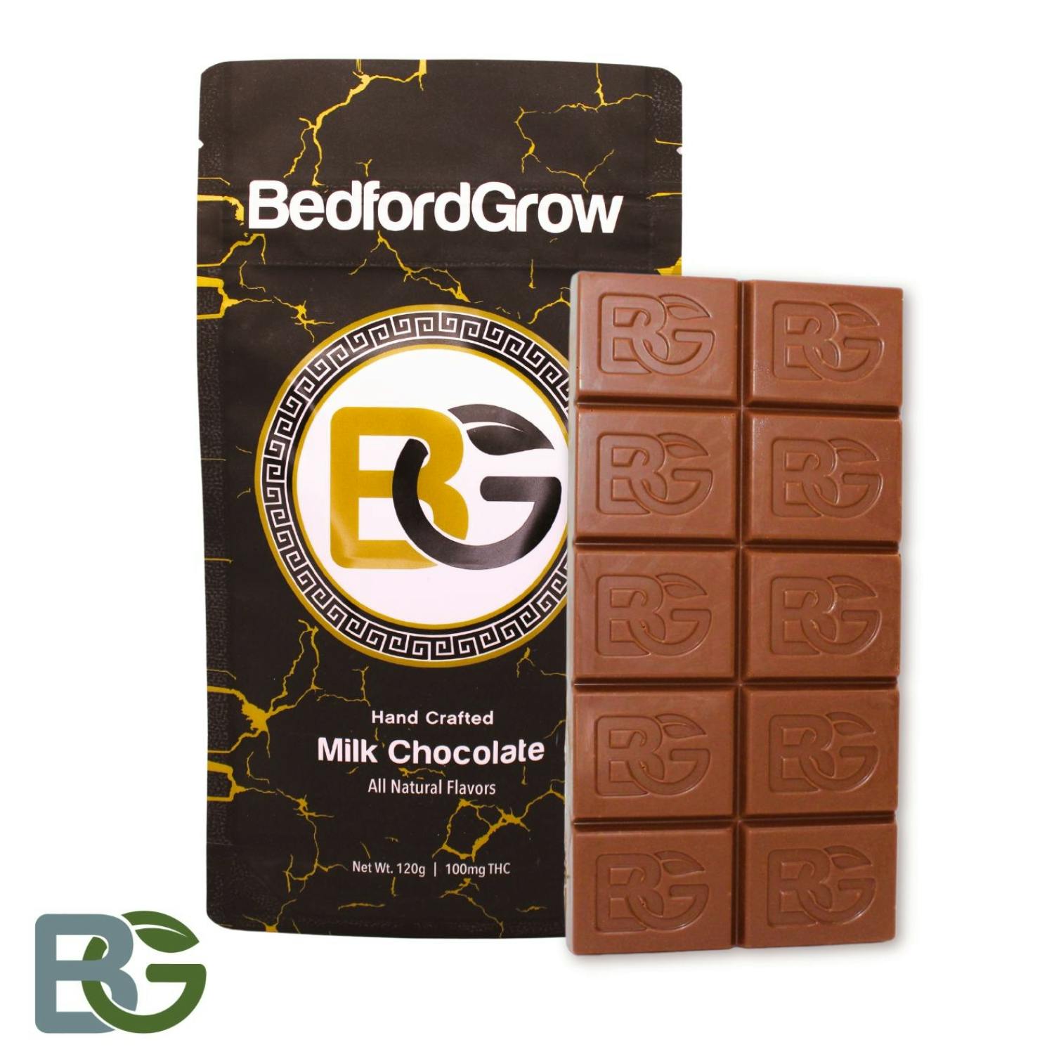 SALE DD Bedford Grow Milk Chocolate Bar 100mg H