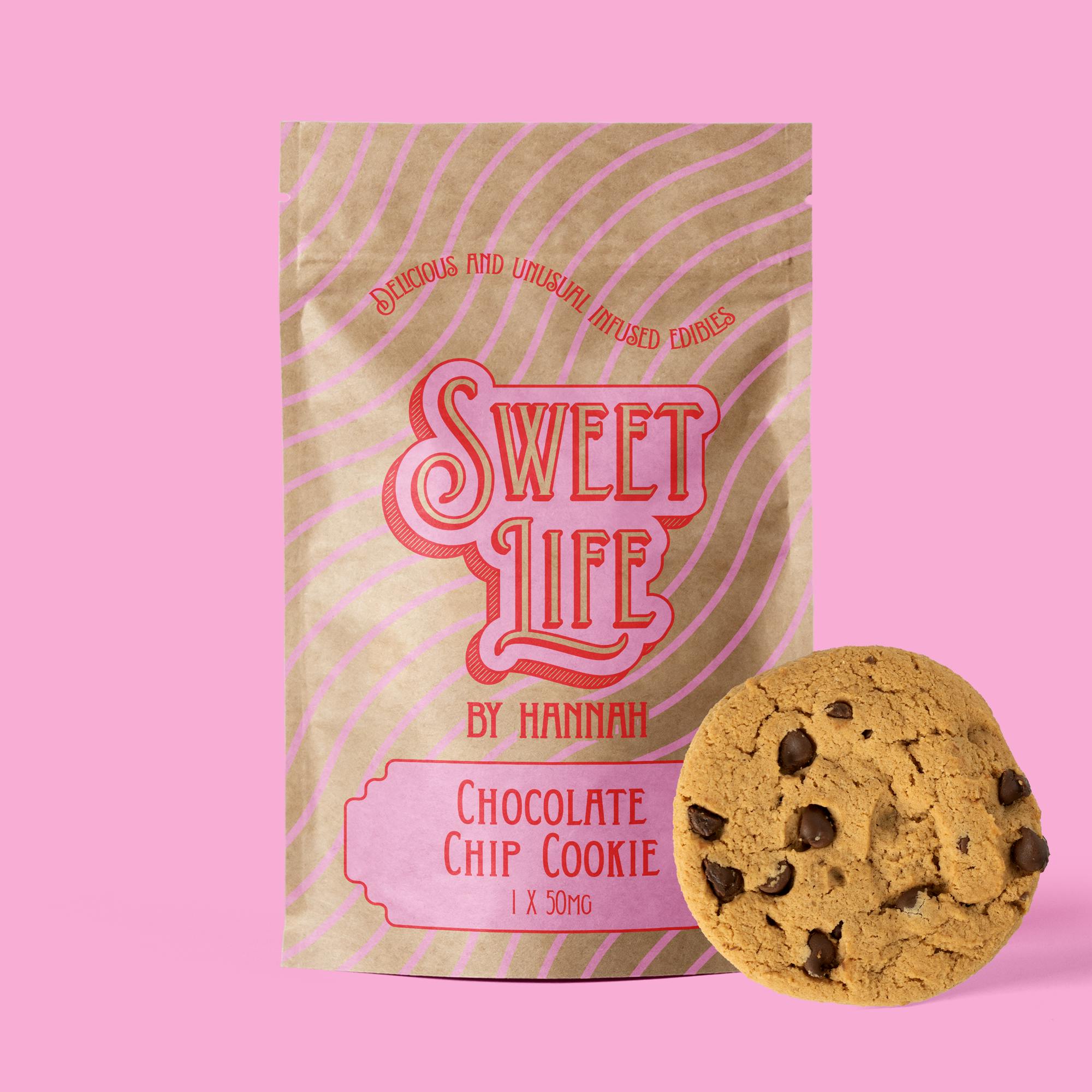 Sweet Life Chocolate Chip Cookie 50mg at Mystic Greenz